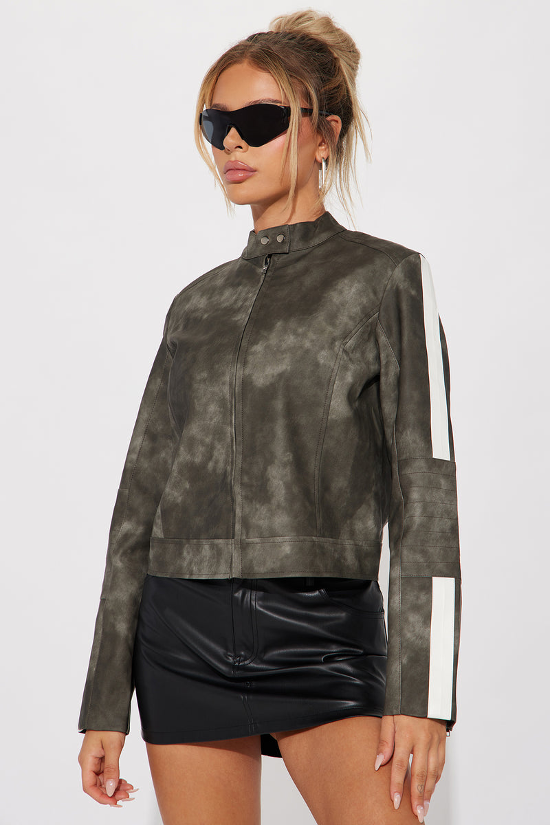 Erase You Washed Faux Leather Black Fashion Nova, Jackets & Coats Fashion Nova