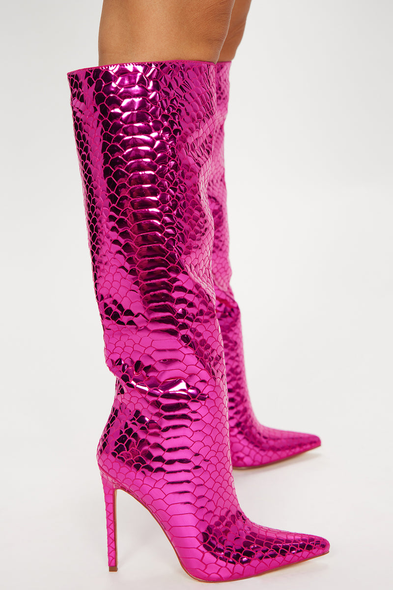 Snakeskin boots top fashion nova