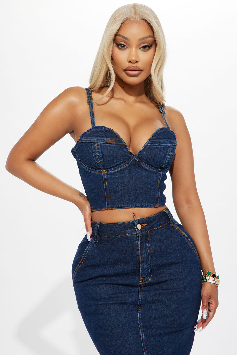 Jean skirt shop fashion nova