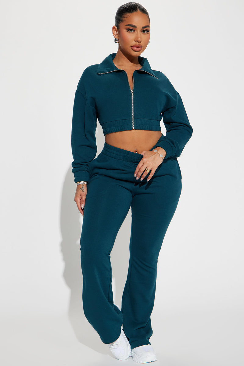 Give It Away Lounge Cropped Jacket Hunter Fashion Nova, Lounge