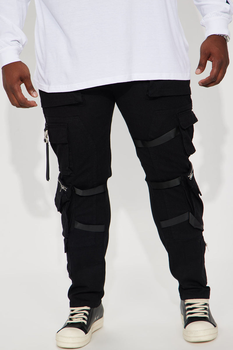 Fashion nova discount black cargo pants