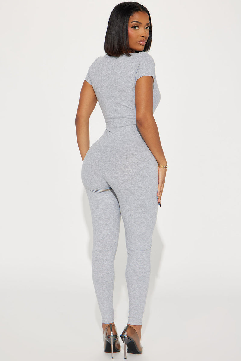 Londyn Jumpsuit Heather Grey