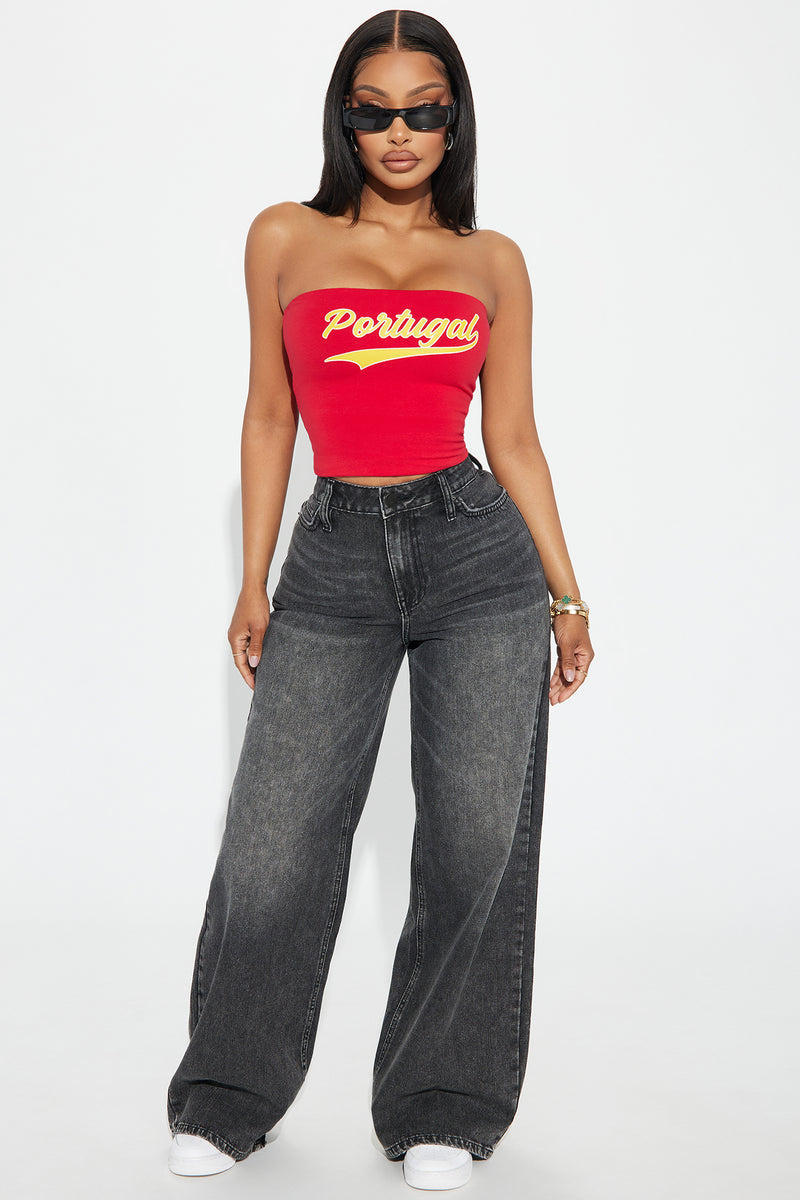 Rework Brazil Tube Top - S