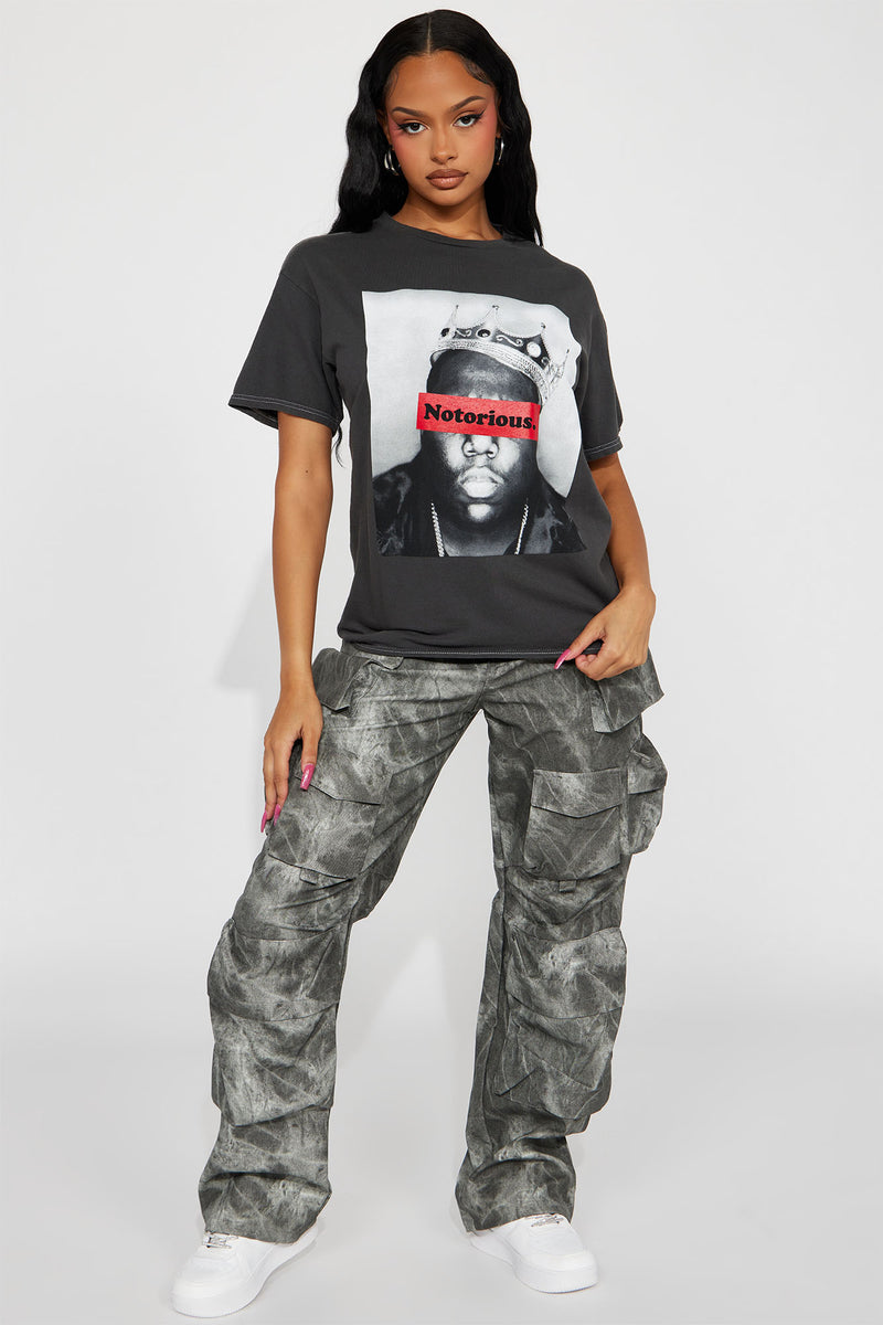 Notorious Biggie Graphic Tshirt Black Wash