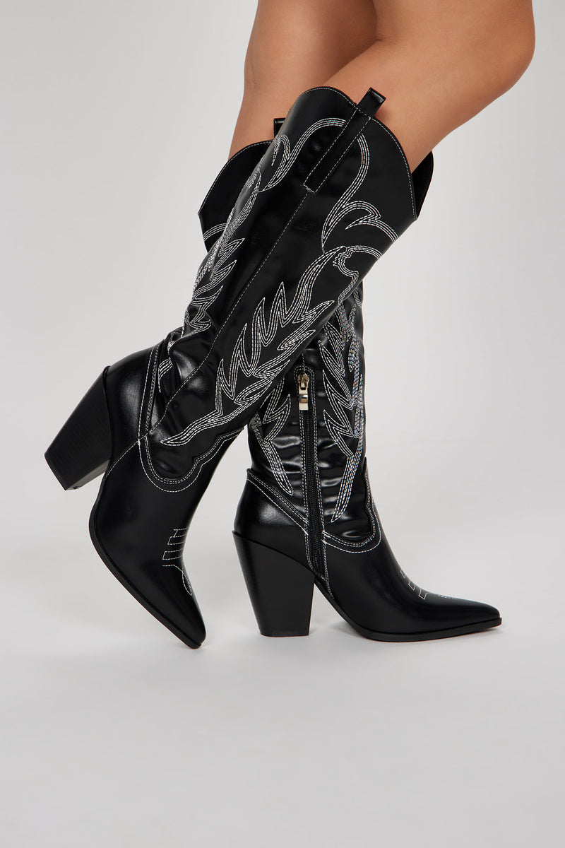 Womens high store heel cowboy boots