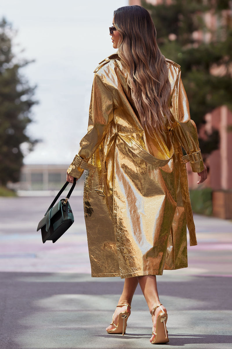 Gold overcoat shop
