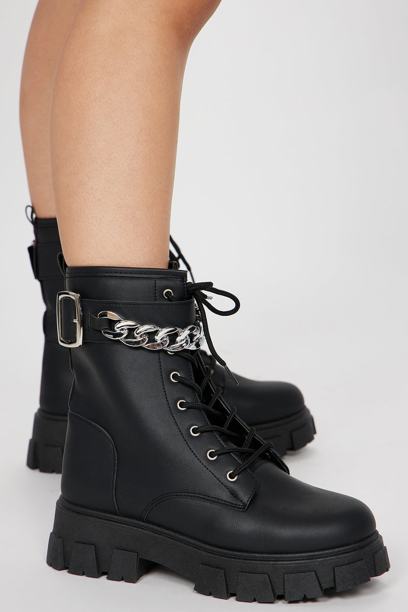 Katja Combat Boots Black Fashion Nova Shoes Fashion Nova