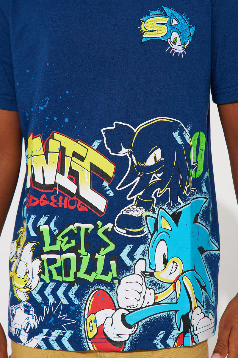 T-shirt Sonic Old Navy – Garçon, Blanc, Manches Courtes, Taille XL (14/16), Neuf