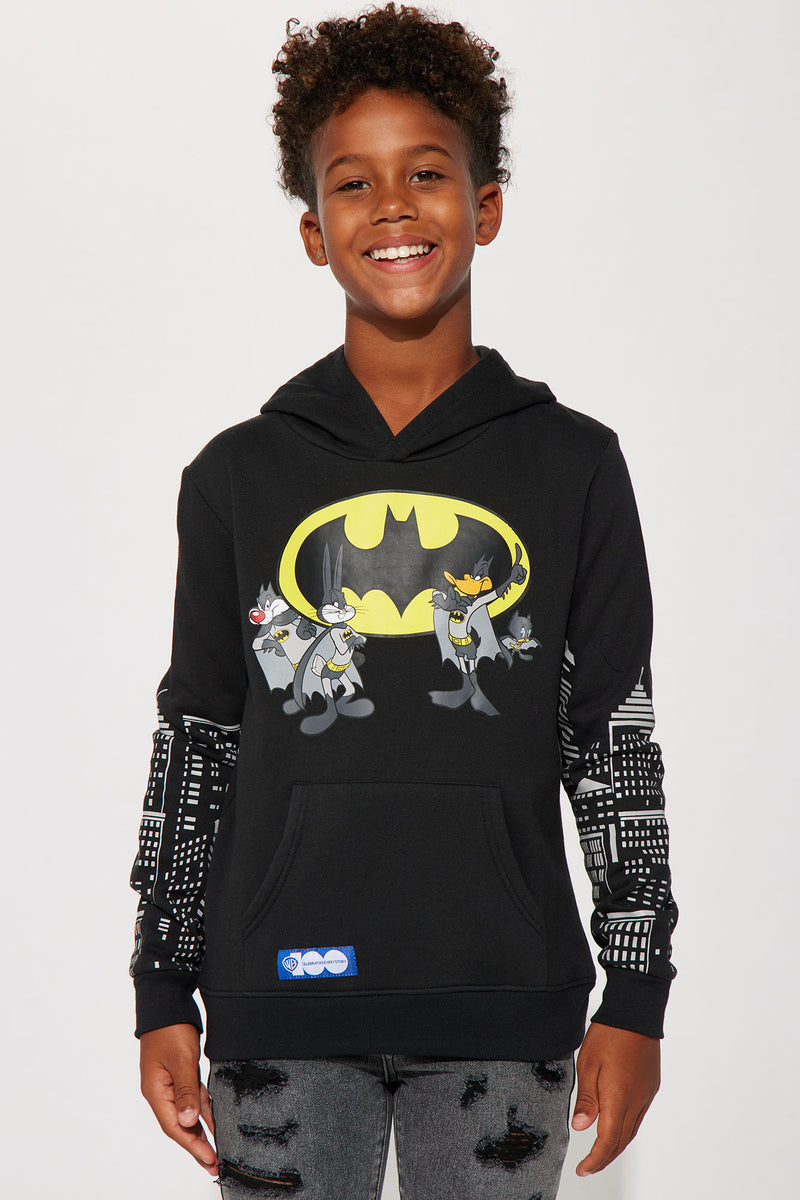 Batman hoodie best sale kids
