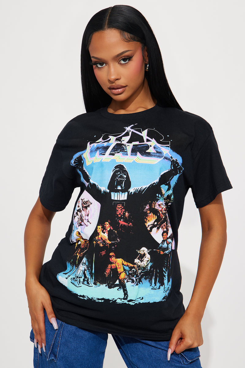 Dark Side Star Wars Graphic Tshirt - Black | Fashion Nova, Screens Tops and  Bottoms | Fashion Nova