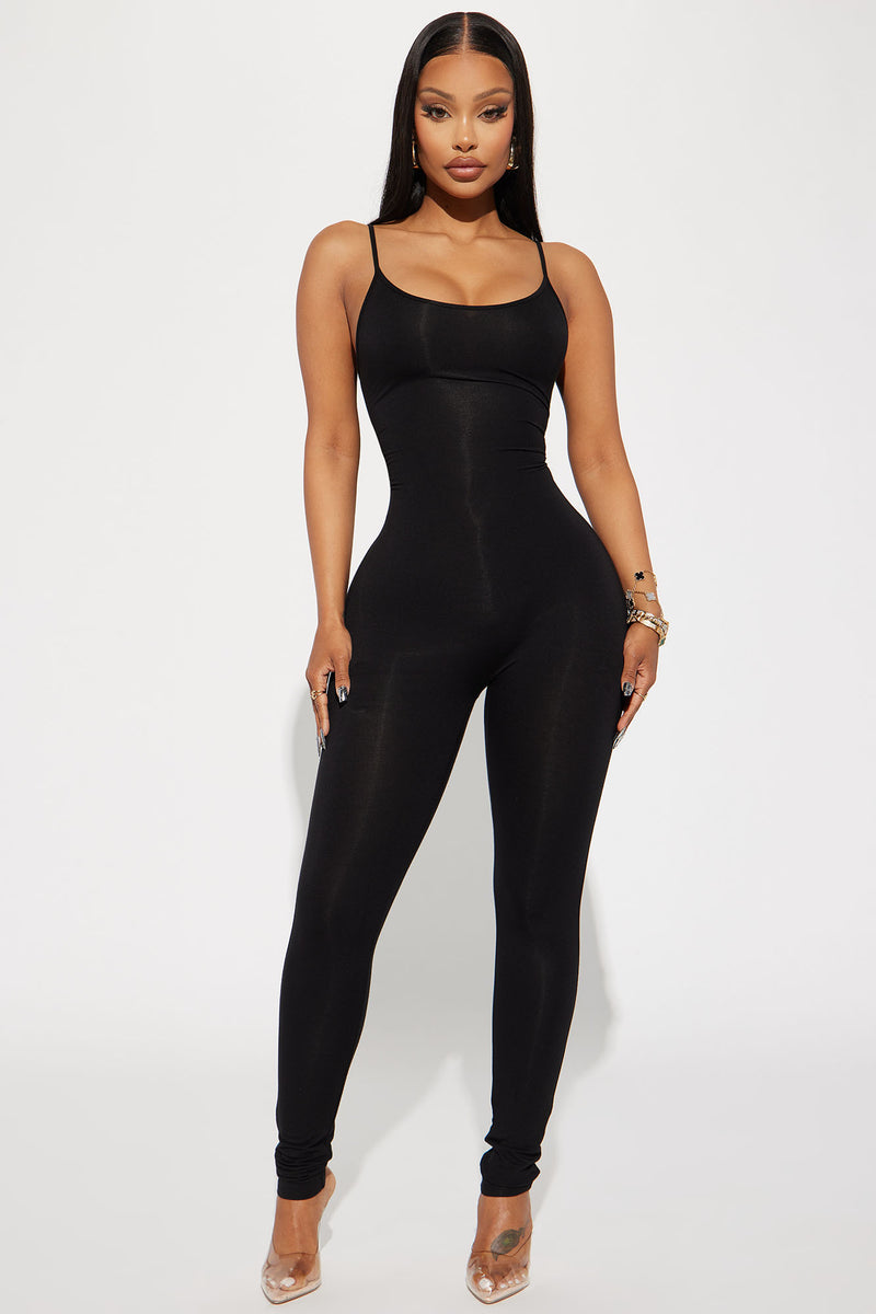 Nova Season Jumpsuit - Black, Fashion Nova, Jumpsuits