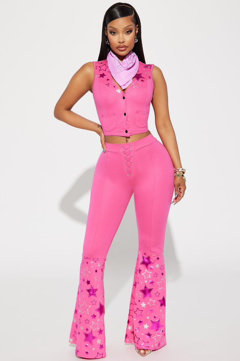 Western Star Girl 3 Piece Costume Set Pink