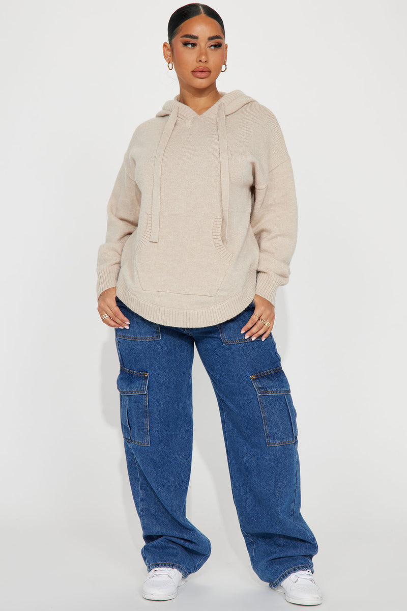 Never Parting Ways Hooded Sweater - Taupe | Fashion Nova, Sweaters | Fashion Nova