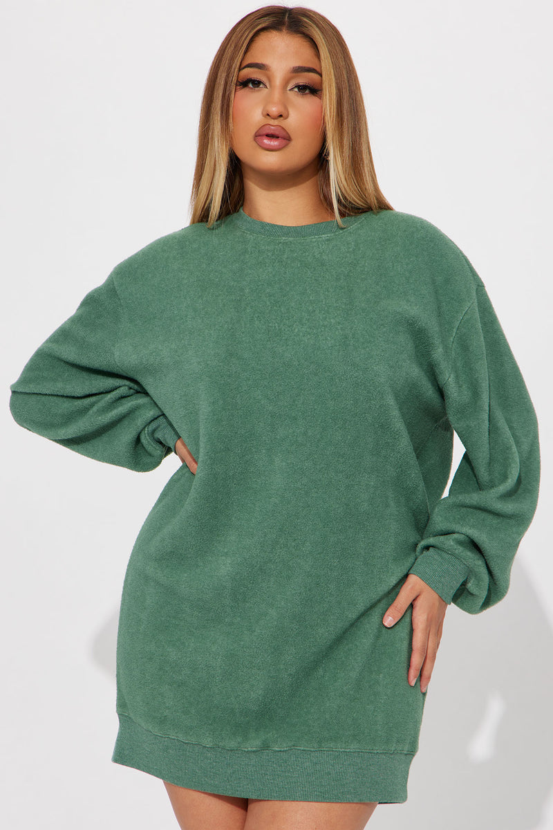 Fashion nova hot sale sweatshirt dress