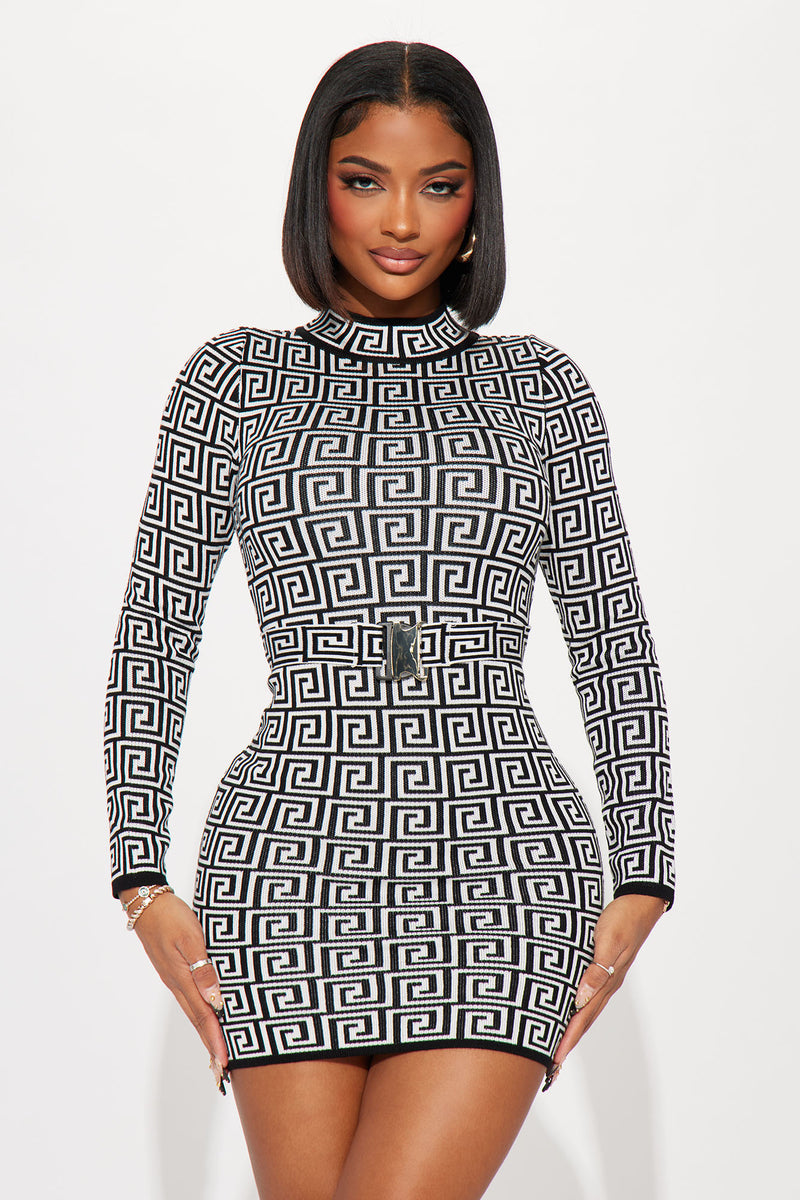 Fashion nova shop white sweater dress