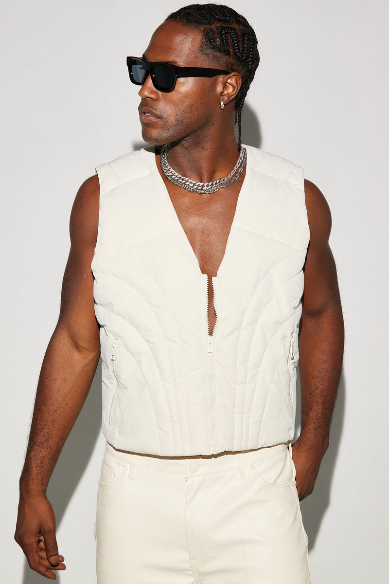 Vest off white sales