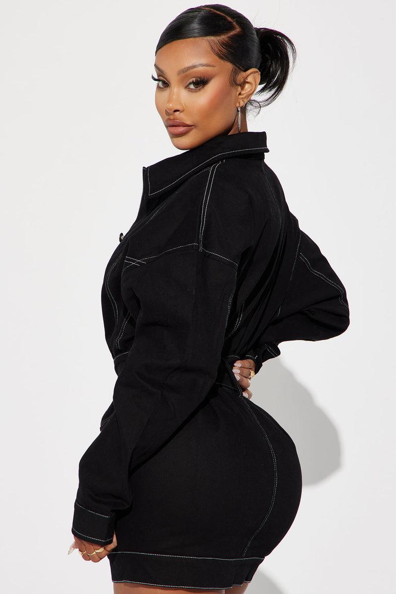 Fashion nova denim store dress