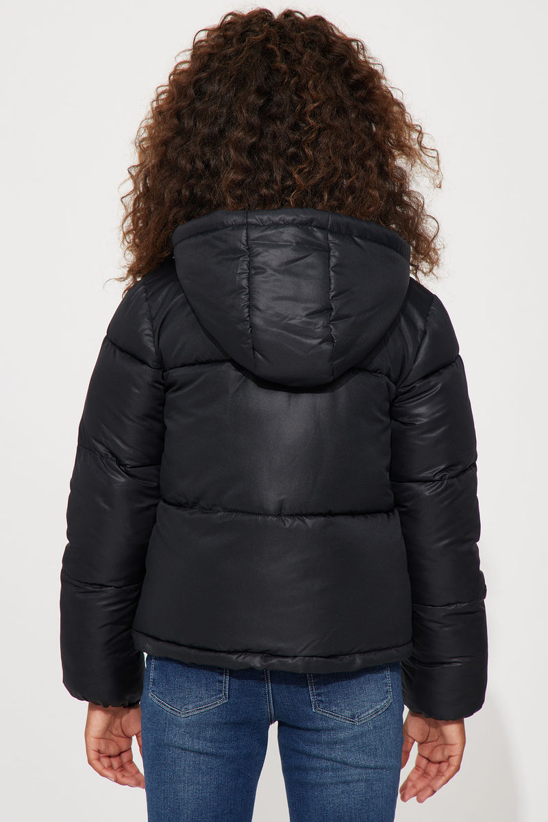 Mini Don t Rain On My Puffer Jacket Black Fashion Nova Kids