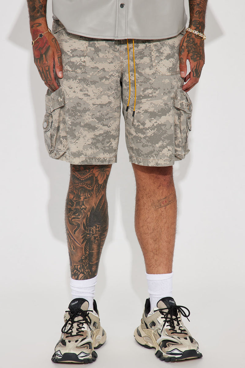 Three Sixty Days Cargo Shorts - Camouflage | Fashion Nova, Mens