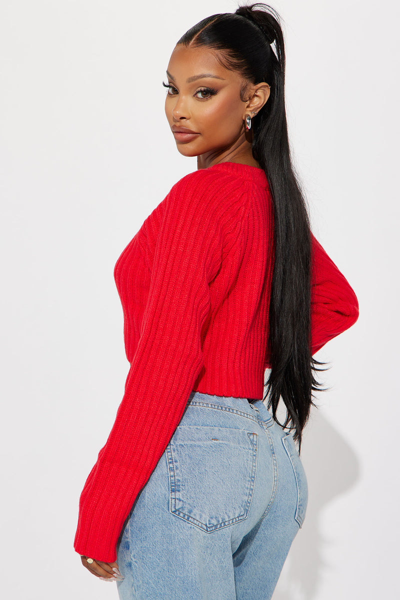 The Ultimate Staple Sweater Red