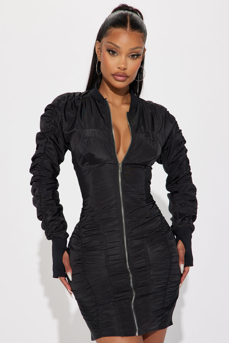 Windbreaker dress fashion nova hot sale