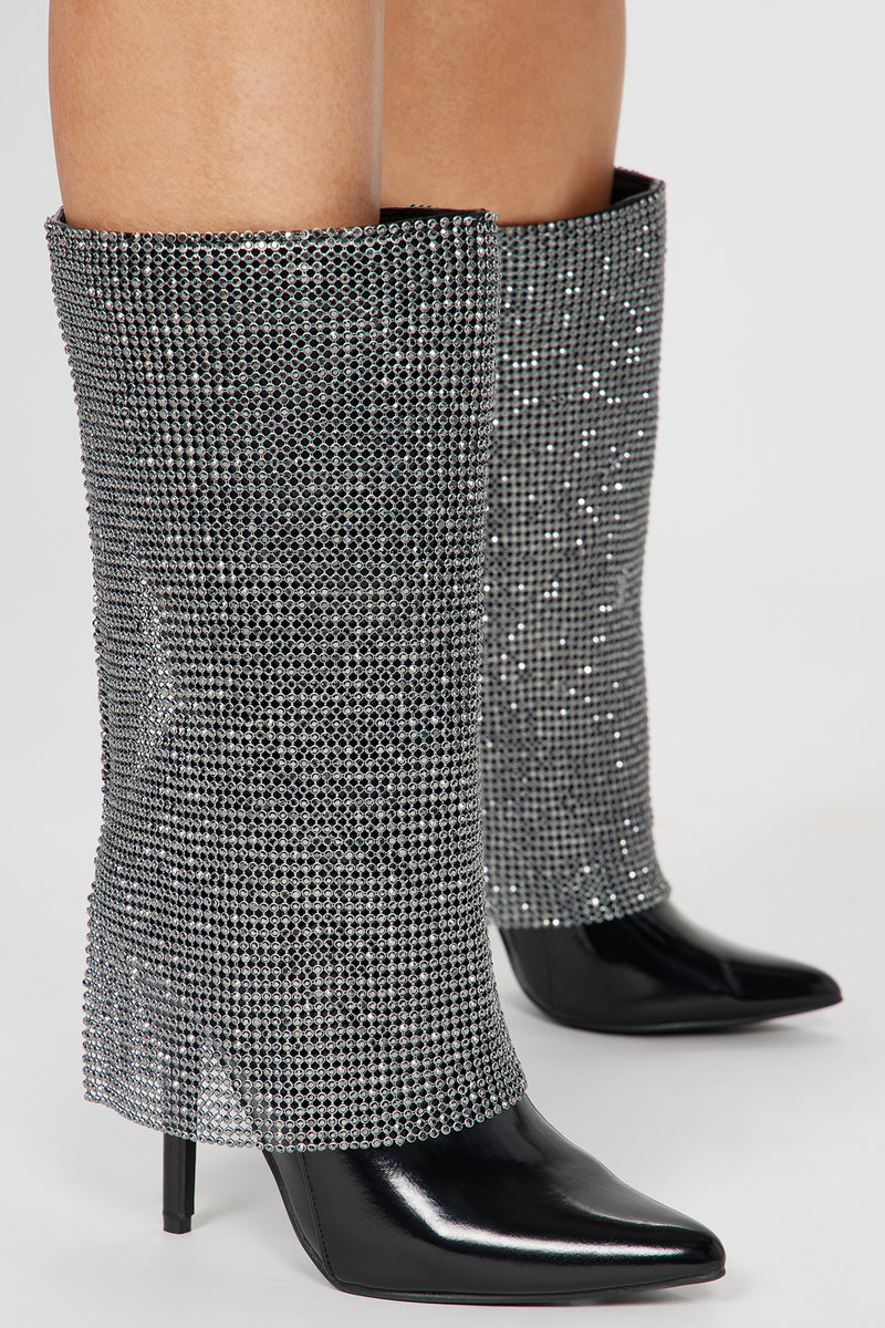 Crystal boots fashion nova outlet