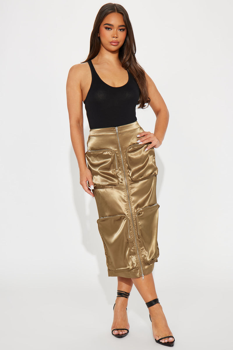Silk midi skirt 08 sale
