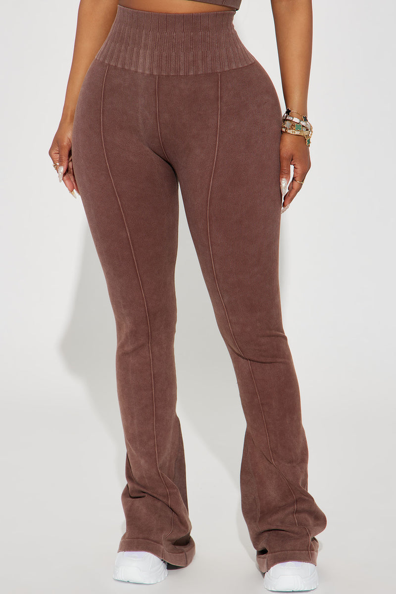 Release Active Flare Leggings - Brown