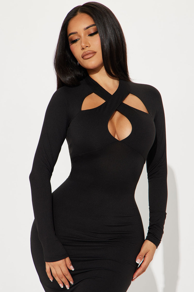 Nova cross front maxi dress new arrivals