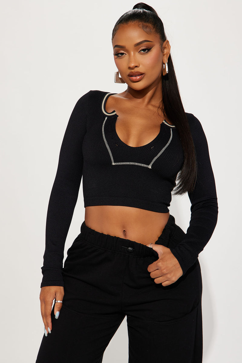 Genoveva Knitting Top Sand/Black