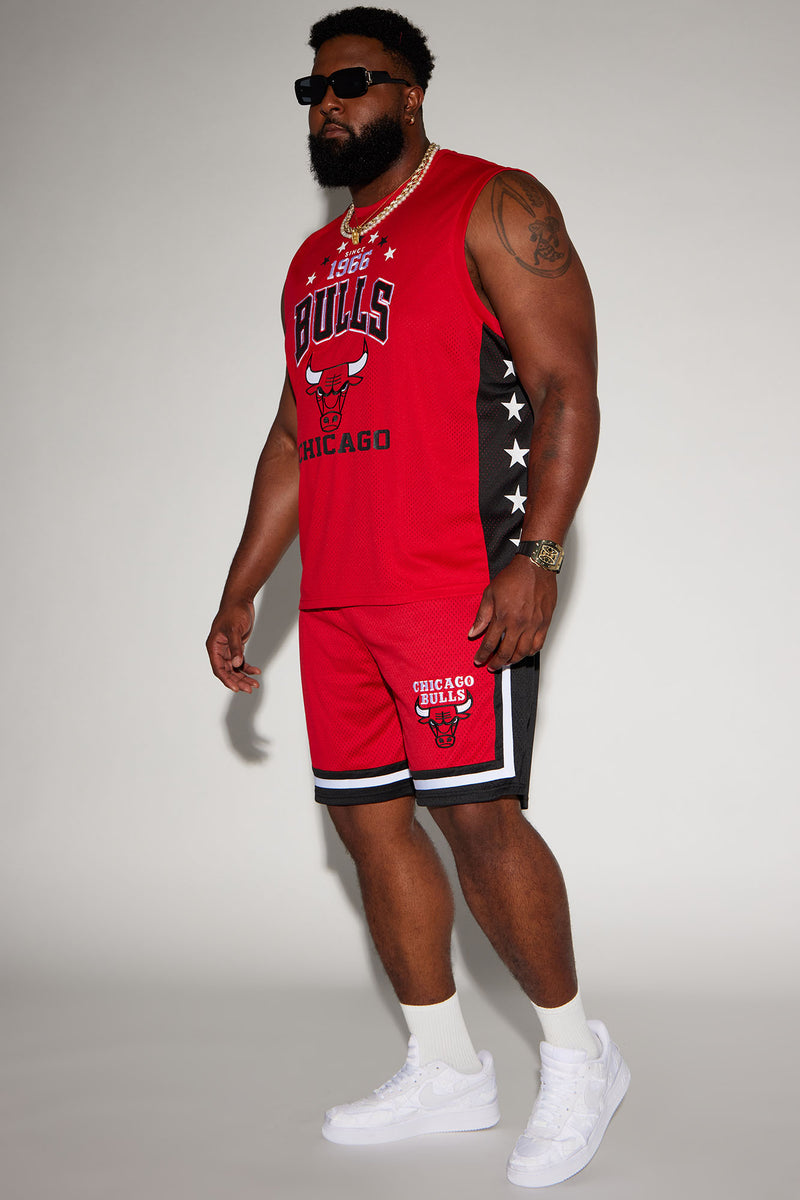 black chicago bulls jersey shorts