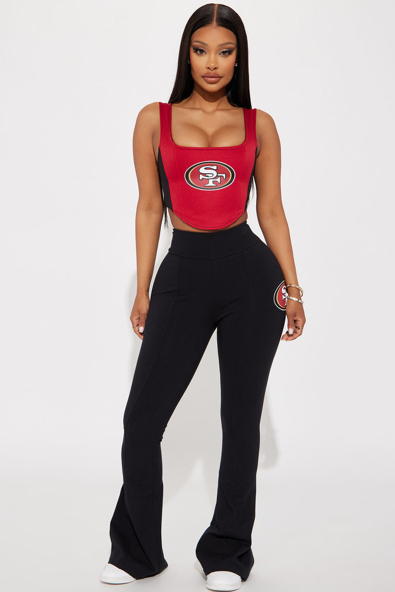 49ers Halftime Show Corset Top Red/Black Fashion Nova, Screens Tops