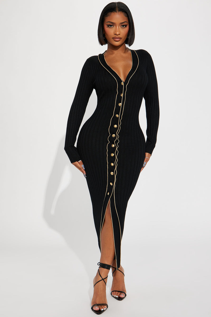 Stephanie Sweater Maxi Dress