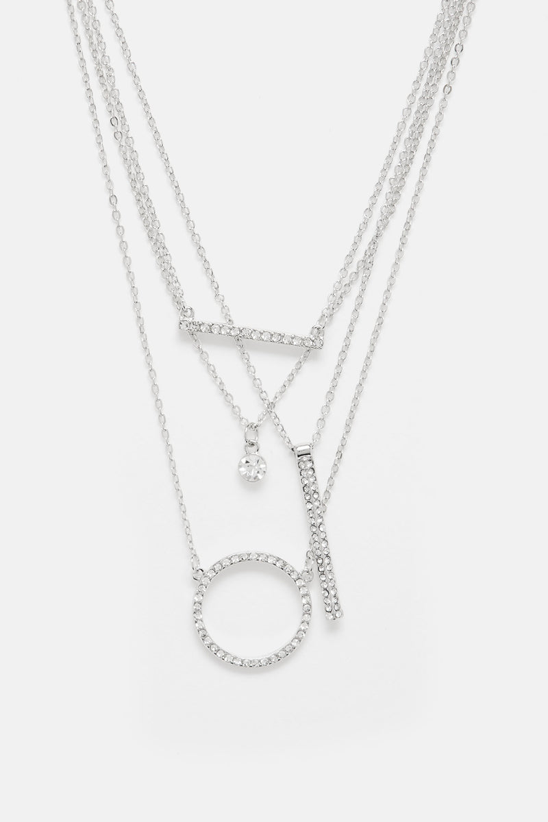 Searching For You Necklace Silver Fashion Nova, Jewelry Fashion Nova