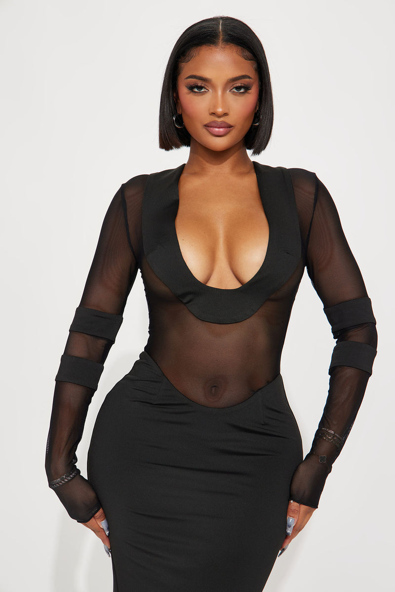 Fashion nova 2025 sheer dress