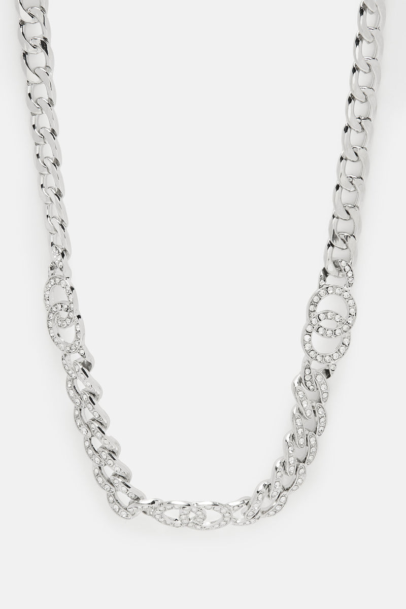 Making Connections Necklace Silver Fashion Nova, Jewelry Fashion Nova