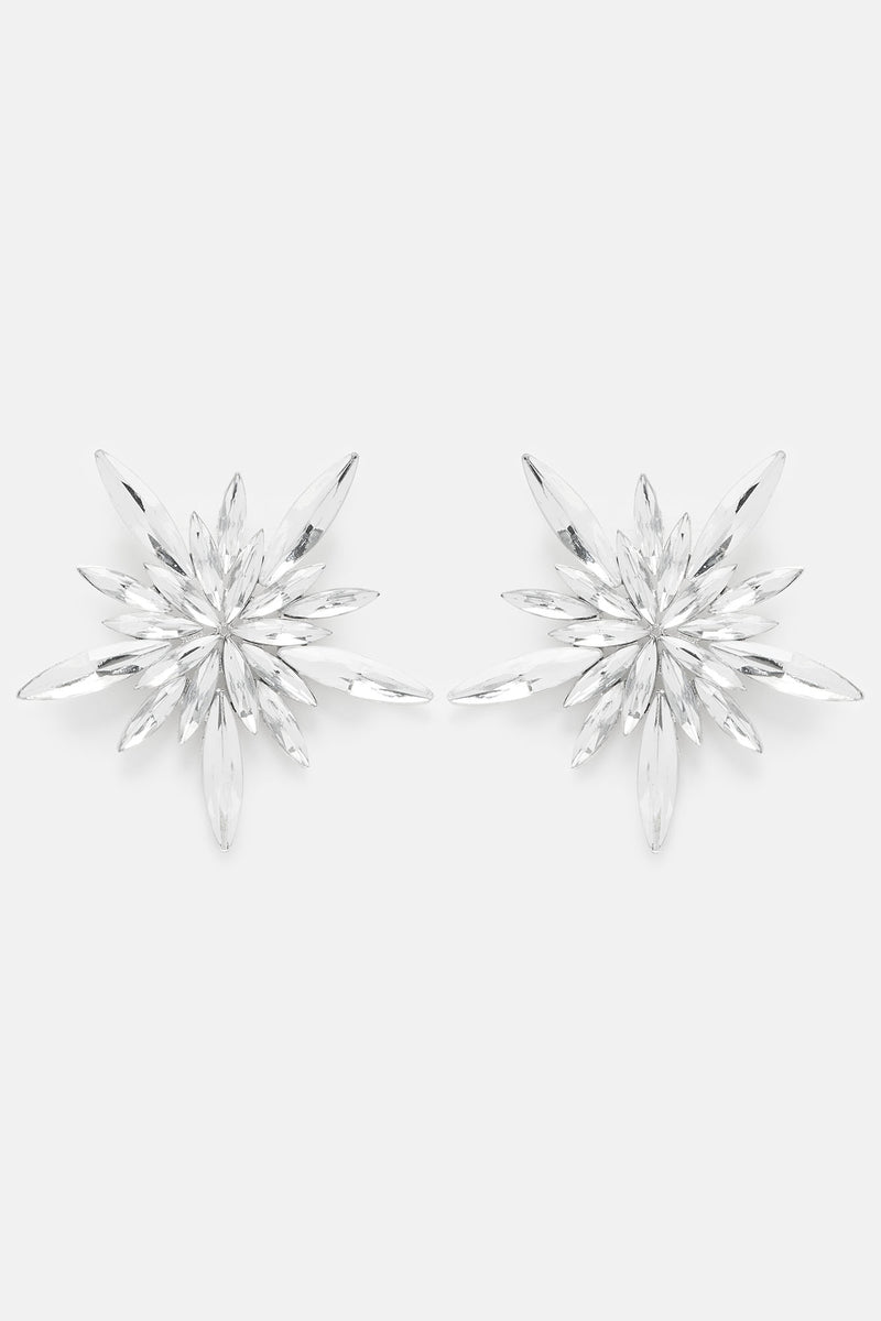 Lucky One Earrings Silver Fashion Nova, Jewelry Fashion Nova