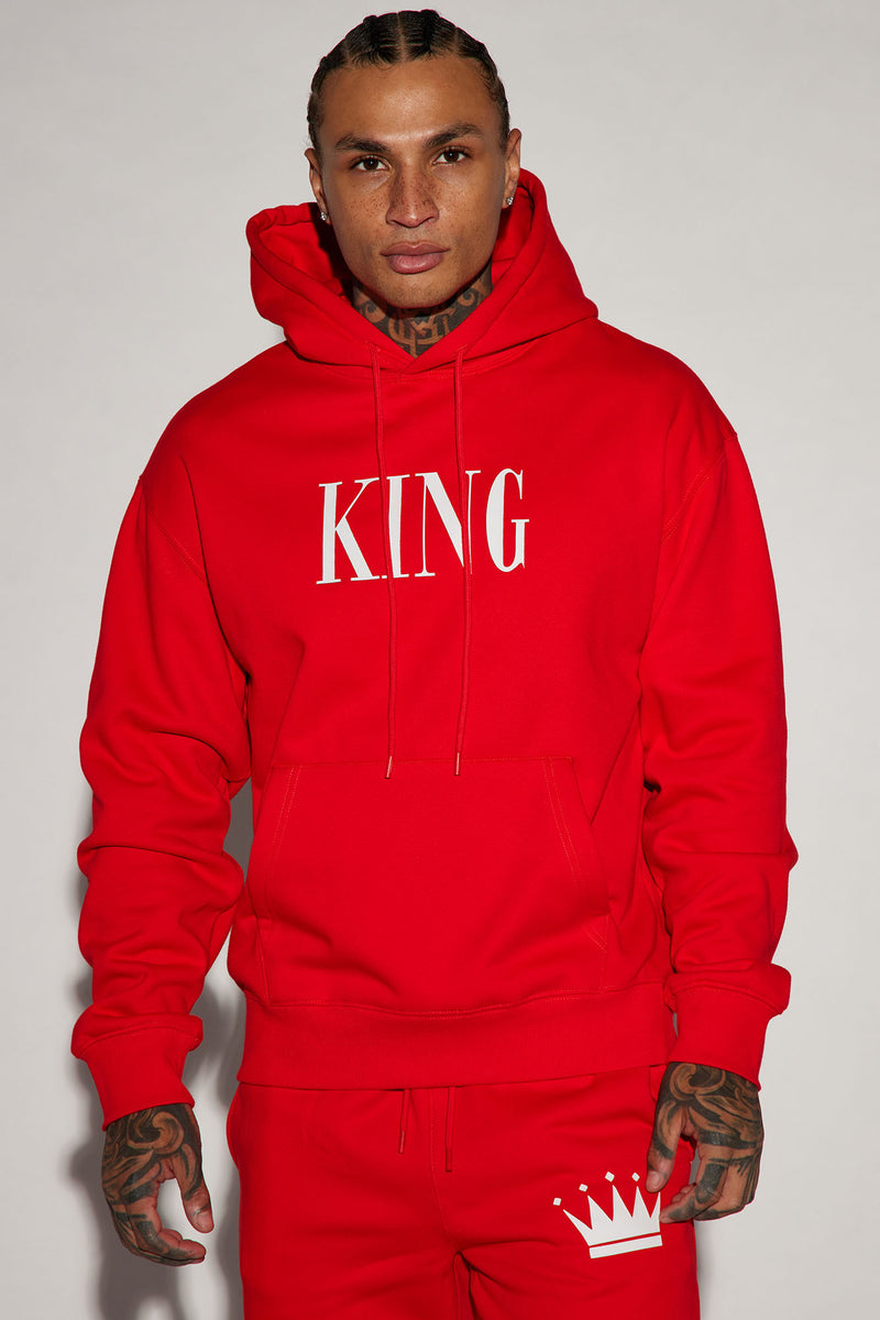Family Goals King Hoodie Red Fashion Nova Mens Graphic Tees