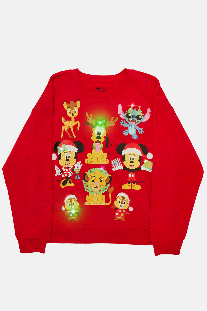 Disney light up sweater best sale