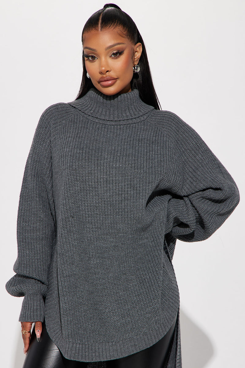 Noor Sweater - Grey | Fashion Nova, Sweaters | Fashion Nova