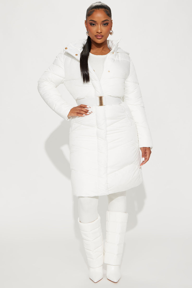 Womens puffer best sale coat longline