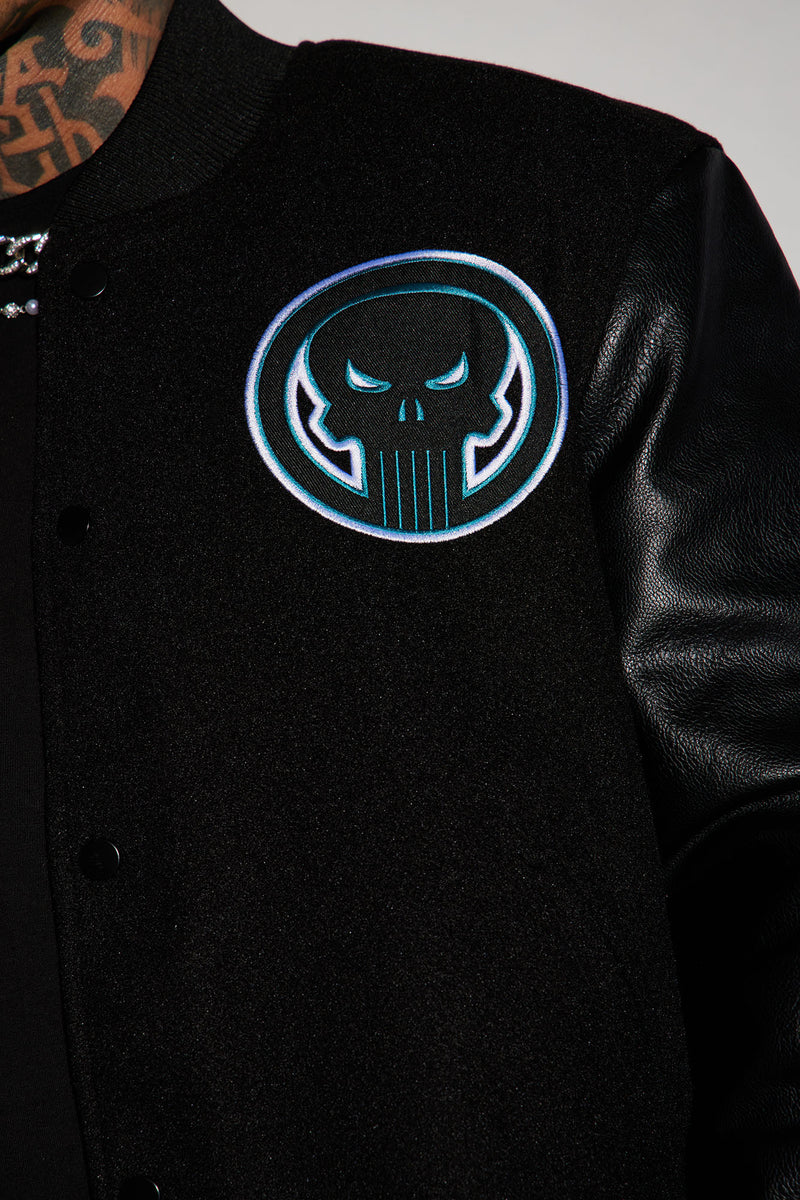 Punisher letterman jacket sales