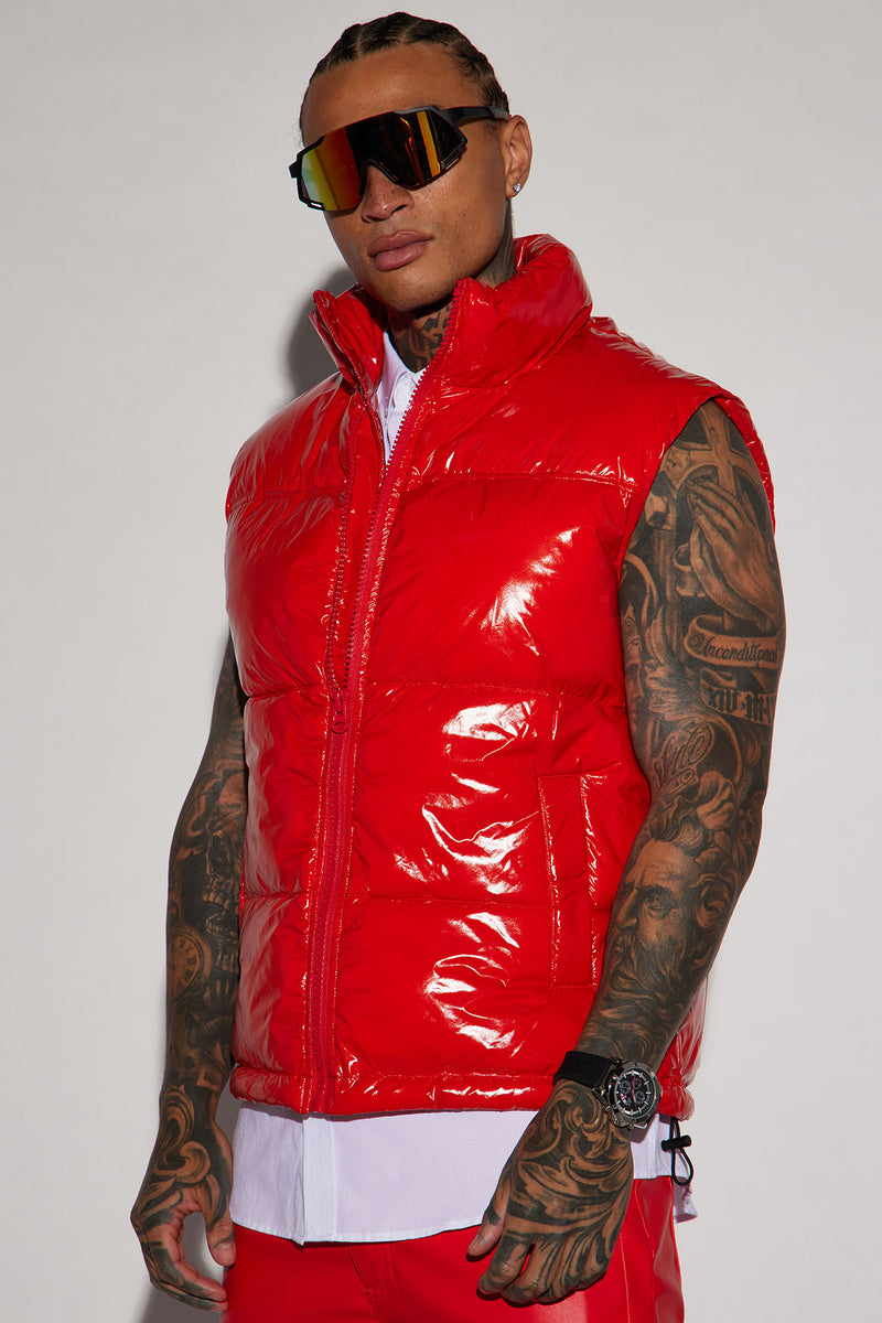 Red down vest clearance mens