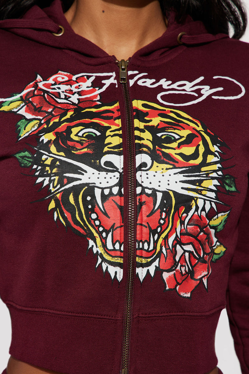 Ed hardy tiger hoodie new arrivals