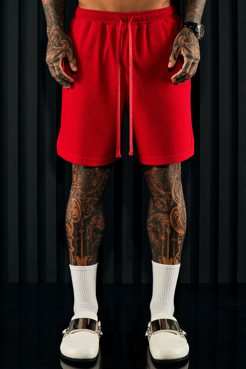 Show Up Basketball Short Red Fashion Nova Mens Shorts