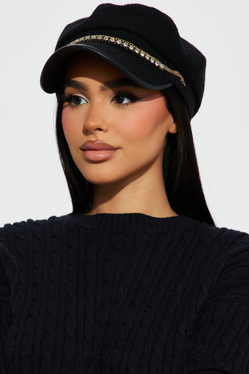 Blaire Cabbie Hat Black Fashion Nova, Accessories Fashion Nova