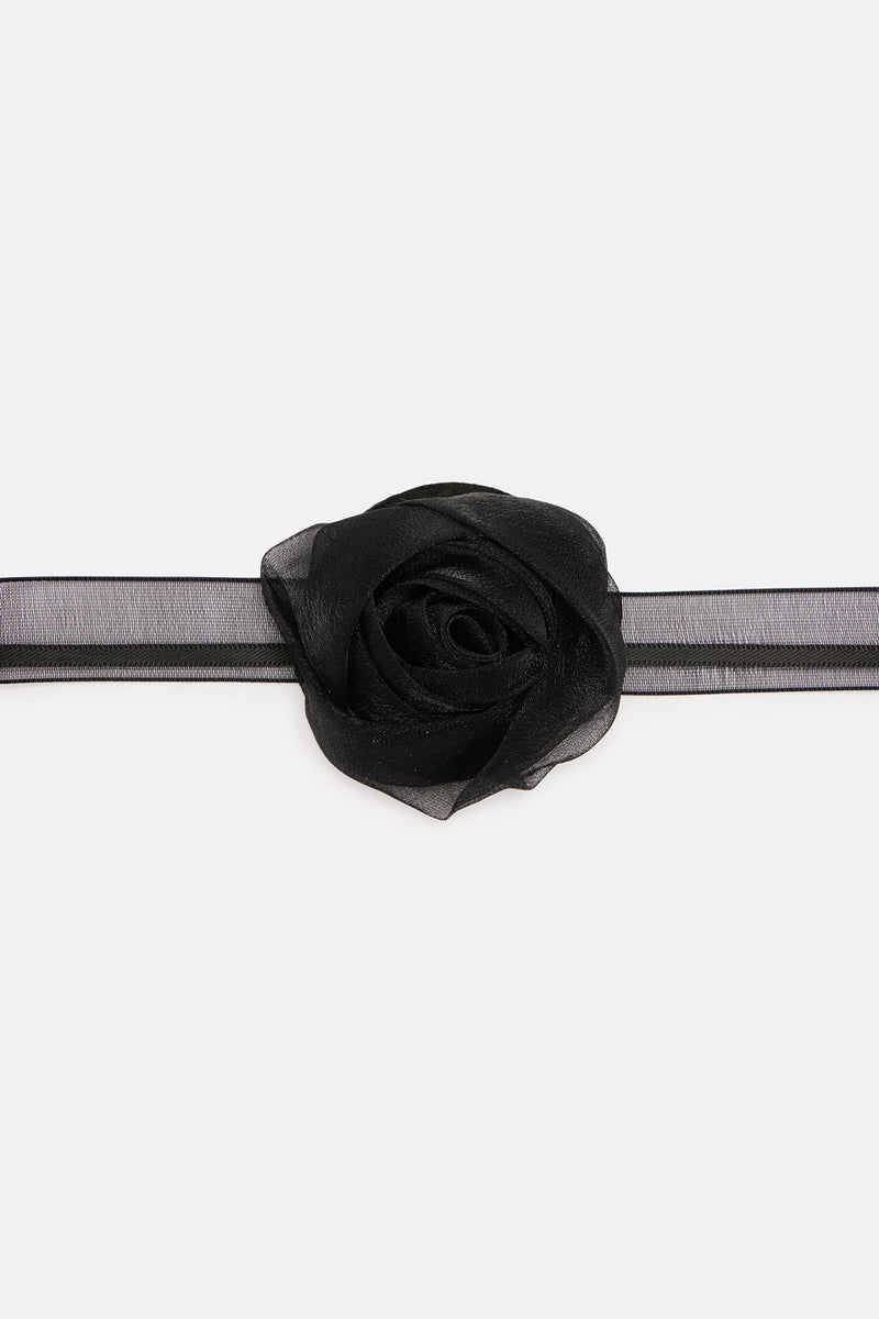 Rosebud Choker Black Fashion Nova, Jewelry Fashion Nova
