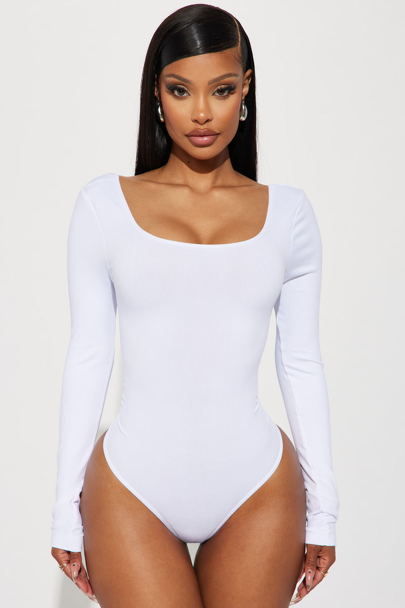 Fashion nova new arrivals white bodysuit