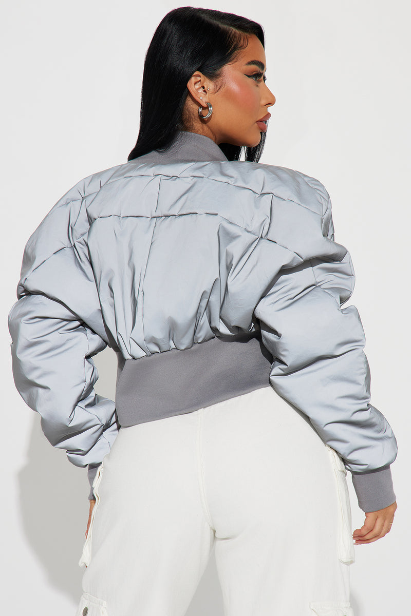 Fashion nova reflective top jacket