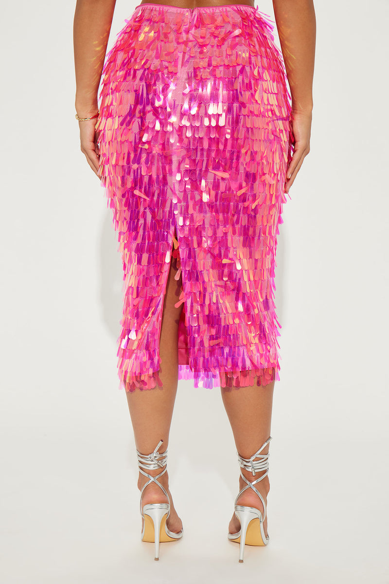 We Like To Party Midi Skirt Fuchsia Fashion Nova, Skirts Fashion Nova